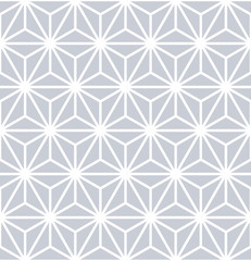 Seamless triangles, diamonds and hexagons pattern. Geometric texture. 3D illusion effect.