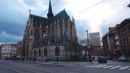 Brussels, Belgium, Graffiti, Mural, Metro, Atomium, Bus, Statues, and Squares in slow motion