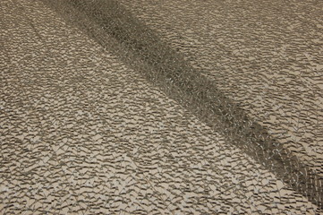 background broken glass grey close-up