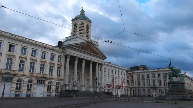 Brussels, Belgium, Graffiti, Mural, Metro, Atomium, Bus, Statues, and Squares in slow motion