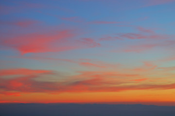 beautiful twilight sky background