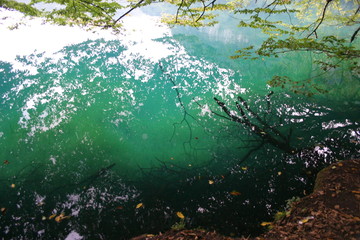 blue lake in Kabardino-Balkaria