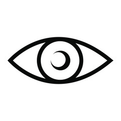 Eye icon symbol vector illustration