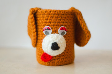 Вязание. Собака.