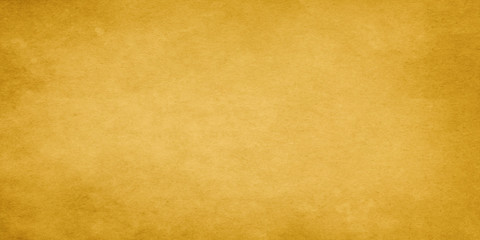 Gold wide grunge vintage paper.