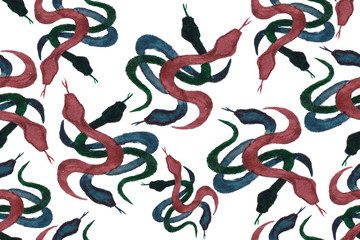 three snake pattern