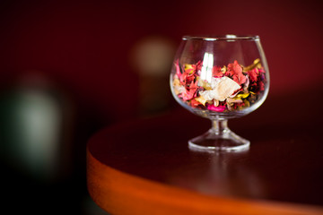Beautiful wedding decoration detail