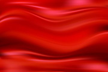 Abstract background luxury red cloth or liquid wave or wavy folds of grunge silk texture satin material or luxurious background or elegant wallpaper design background