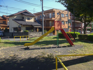 公園のすべり台