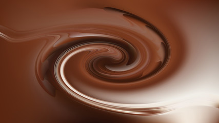 Obraz na płótnie Canvas Coffee Brown Spiral Background Texture