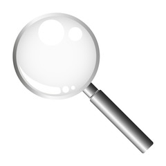 Magnifying glass to search