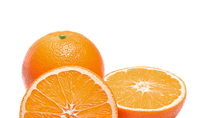 Orange. Isolated on White Background without Shadow.