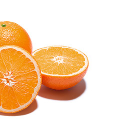 Orange. Isolated on White Background with Shadow.