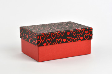 Gift box isolated on white
