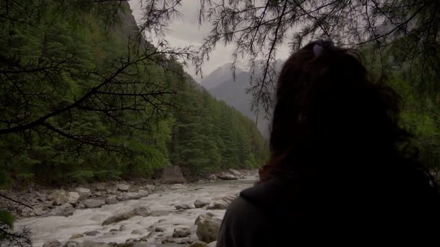 Girl Admiring the View