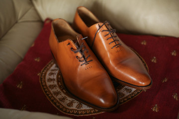 Beautiful fashion brown shoes