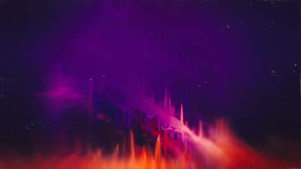 Obraz na płótnie Canvas Purple and Orange Abstract Texture Background Design