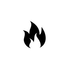 Flame icon vector illustration