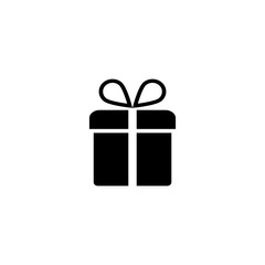 Gift box icon design template illustration isolated