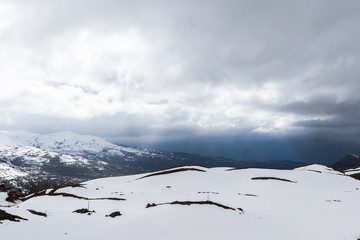 This is a capture for a landscape during winter in north Lebanon the shot was taken in late march 2019 and you can see the beauty of the nature and the mountains