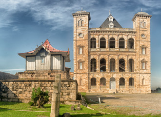 Fototapeta premium Madagascar, Antananarivo,architecture, africa. building