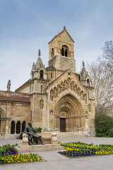 Fototapeta na wymiar The Chapel of Jak at Vajdahunyad Castle, Budapest - Hungary