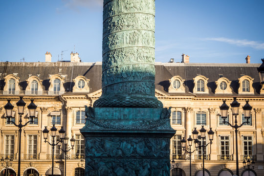 Place Vendome in Paris, the famous place of the jewelry in the world - Paris, France