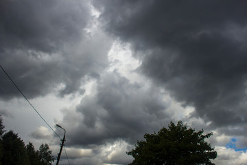 Clouds in the sky. White clouds. Beautiful background. Air. A natural phenomenon. Meteo conditions....