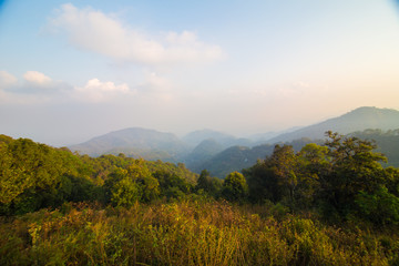 Nature landscape mountain sunrise colourful sky cloud