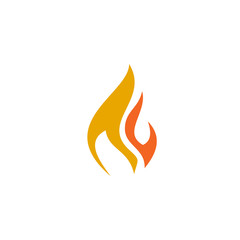 Fire logo icon tempalte