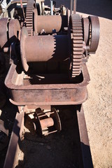 Apache Junction, AZ., 85119. U.S.A. Jan. 15, 2018. Goldfield ghost town. Gold mining from 1892; stopped circa 1921. Tourist arrived 1988.  Weathered wooden buildings, quaint shops and saloon