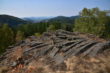 Fototapeta na wymiar Prysk in Luznicke hills