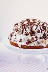 Pancho cake with cherry