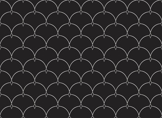 Seamless Art Deco Pattern. Stylish antique background.