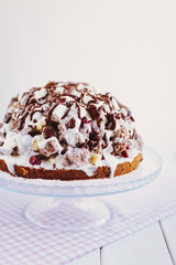 Pancho cake with cherry