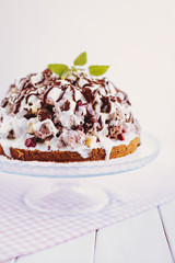 Pancho cake with cherry