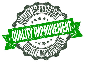 quality improvement stamp. sign. seal