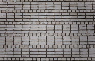 white brick wall