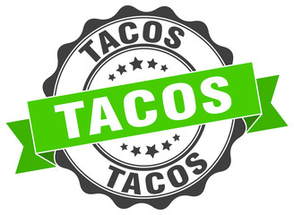 tacos stamp. sign. seal