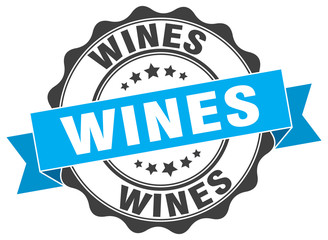 Obraz premium wines stamp. sign. seal