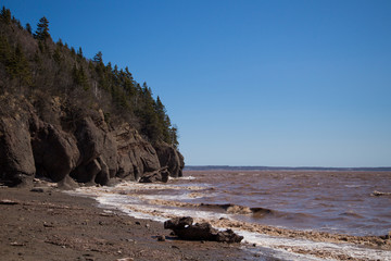 Hiking along Petitcodiac Riveк New Brunswick Canada