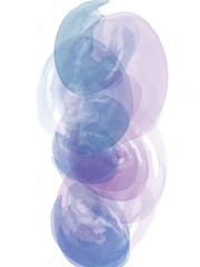 Abstract beautiful Summer Colorful shape watercolor illustration painting background and texture backdrop.