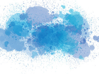 Abstract beautiful Colorful shape watercolor illustration painting background and texture backdrop.