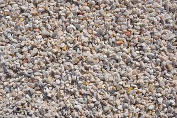 Fond de petits cailloux de marbre blanc