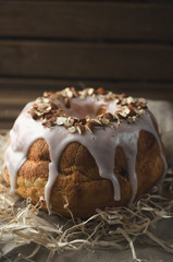 Traditional Polish easter bundt cake