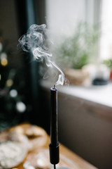 Extinguished Candle Smoke