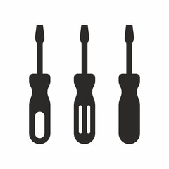 Screwdriver icon set