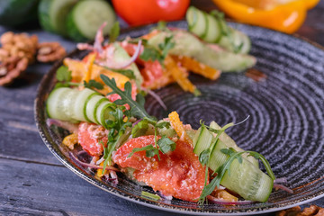 salad with vegetables 