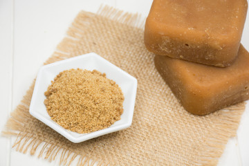 Panela or sugar cane candy