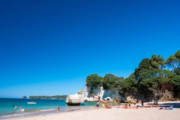 Peel and stick wall murals Cathedral Cove 2019 FEB 19, New Zealand, Coromandel -  Chathdral cove the travelling destination in a beautiful day.